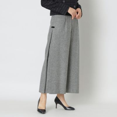＜TO BE CHIC (Women)＞ウールホームスパン　ワイドパンツ（Ｗ５Ｒ０７４４７＿＿）
