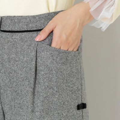 ウールホームスパン　ワイドパンツ（Ｗ５Ｒ０７４４７＿＿）