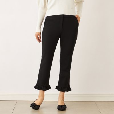 ＜TO BE CHIC (Women)＞ヘムフリルパンツ（Ｗ５Ｒ０７６５１＿＿）