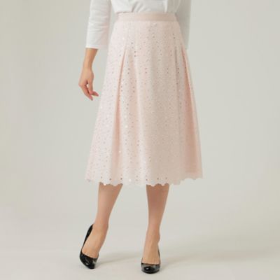 ＜TO BE CHIC (Women)＞フラワーボーラー　スカート（Ｗ５Ｓ０４１０８＿＿）