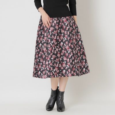 ＜TO BE CHIC (Women)＞マルチフラワージャカード　スカート（Ｗ５Ｓ０４２２３＿＿）