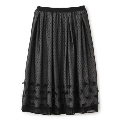 ＜TO BE CHIC (Women)＞リボンチュール　ギャザースカート（Ｗ５Ｓ１６５６５＿＿）