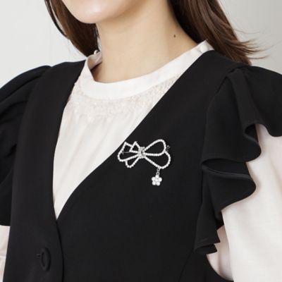 ＜TO BE CHIC (Women)＞ダイヤレーンリュバンブローチ（Ｗ５Ｖ１０２２９＿＿）