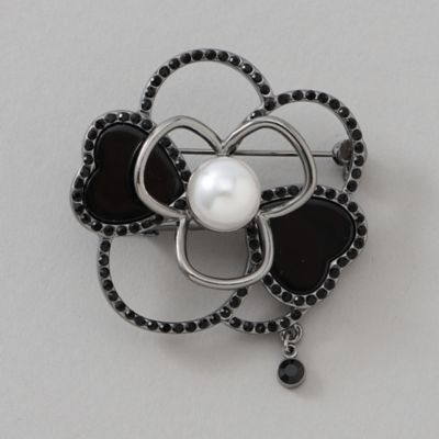 ラインアートフラワー　ブローチ（Ｗ５Ｖ１４４３２＿＿）