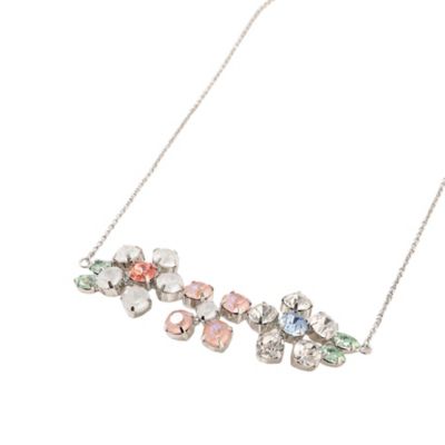 13shop 花形ネックレス フロストビジューフラワーネックレス（W5V24513＿＿） | TO BE