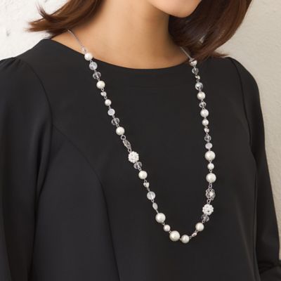 ＜TO BE CHIC (Women)＞カメリアミックス　ネックレス（Ｗ５Ｖ３０６３０＿＿）