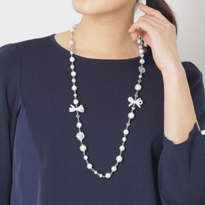 ＜TO BE CHIC (Women)＞ミニリボンネックレス（Ｗ５Ｖ３２５２１＿＿）
