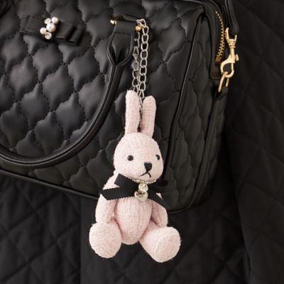 ツイードラビット バッグチャーム【ローズ】（W5Y42643＿＿