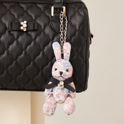 フラワーラビット バッグチャーム【アリス