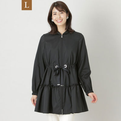 ＜TO BE CHIC L (Women/大きいサイズ)＞【Ｌ】ポリエステルタフタ　ミドルコート（Ｗ７Ａ０３３１０＿＿）