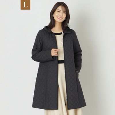 ＜TO BE CHIC L (Women/大きいサイズ)＞【Ｌ】キルティング　コート（Ｗ７Ａ０３４３２＿＿）