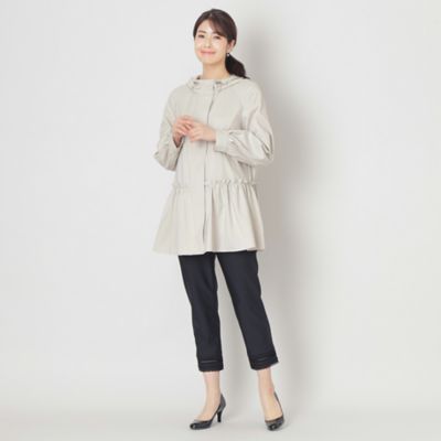 【Ｌ】【はっ水】ハイカウントタフタ　スプリングコート（Ｗ７Ａ０４５２３＿＿）
