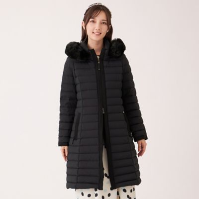 ＜TO BE CHIC L (Women/大きいサイズ)＞【Ｌ】ロイカストレッチ　ダウンコート（Ｗ７Ａ０４６７２＿＿）