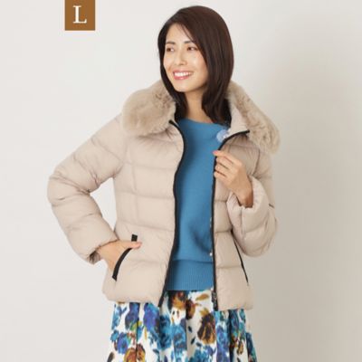 Ｌ】ロイカストレッチ ショートダウン（Ｗ７Ａ０５４３６＿＿） | TO BE CHIC L (Women/大きいサイズ)/トゥー ビー シックＬ |  三越伊勢丹オンラインストア・通販【公式】