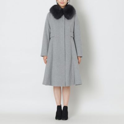 Ｌ】ウールビーバー ロングコート（Ｗ７Ｂ０１４３４＿＿） | TO BE CHIC L (Women/大きいサイズ)/トゥー ビー シックＬ |  三越伊勢丹オンラインストア・通販【公式】