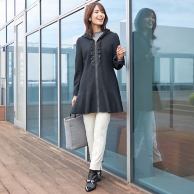 【美品】希少デザイン　リバーシブル✩ロシアンリス　フード　シルク　コート 毛皮コート レディース シルク&ロシアンリス(ロリス