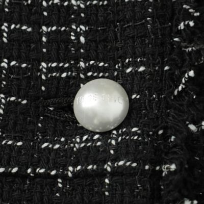 【Ｌ】モノトーンコットンツイード　ジレ（Ｗ７Ｅ０３３１７＿＿）