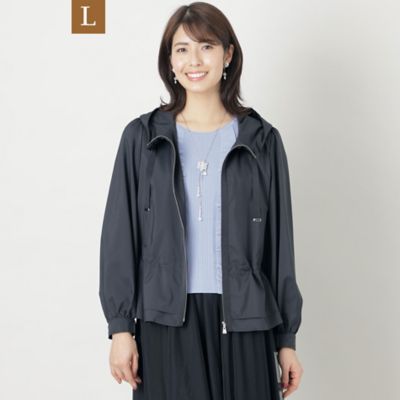 ＜三越伊勢丹/公式＞【送料無料】TO BE CHIC L (Women/大きいサイズ)/トゥー ビー シックL ポリエステルタフタ ショートブルゾン アオ コート・ジャケット【三越伊勢丹/公式】