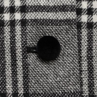 L】グレンチェック ノーカラージャケット（W7E12653＿＿