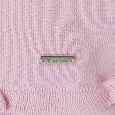 【Ｌ】レーヨンナイロン　フリルフーディー　ニット（Ｗ７Ｆ０３５１８＿＿）