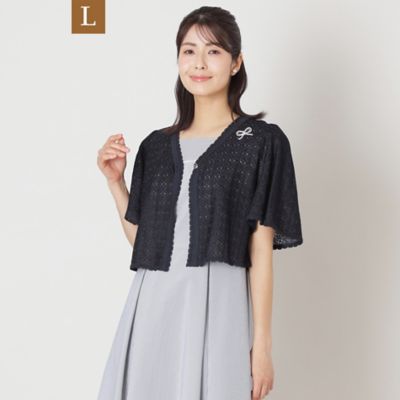 【Ｌ】フラワー刺しゅうコンビ　ボレロ（Ｗ７Ｆ０９５５０＿＿）