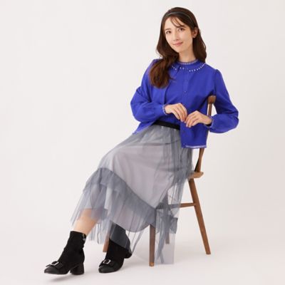 L】シアーレイヤー カーディガン（W7F11654＿＿） | TO BE