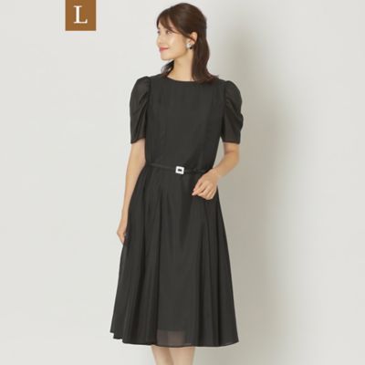 ＜TO BE CHIC L (Women/大きいサイズ)＞【Ｌ】スパンローン　サマードレス（Ｗ７Ｊ０１４０６＿＿）