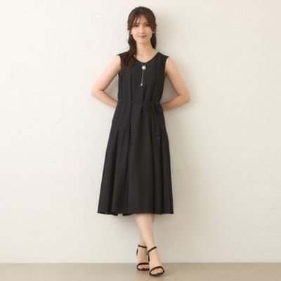 新品　TO BE CHIC ボイルワッシャー　ノースリーブドレス44 グリーン ボイルワッシャー ノースリーブドレス｜トゥービーシックの通販