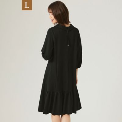 ＜TO BE CHIC L (Women/大きいサイズ)＞【Ｌ】アモーレポンチ　ワンピース（Ｗ７Ｊ０３１１８＿＿）