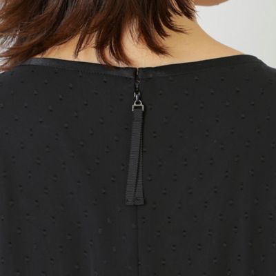 【Ｌ】シフォンカットジャカード　ワンピース（Ｗ７Ｊ０５２４２＿＿）