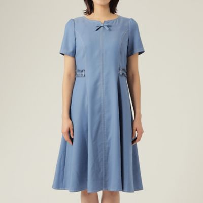 美品 トゥービーシック デニム チュニックワンピース - トップス