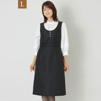 未着用【トゥービーシック】シフォンフリルチュニック/ワンピース　ベージュ×黒 未着用【トゥービーシック】シフォンフリルチュニック