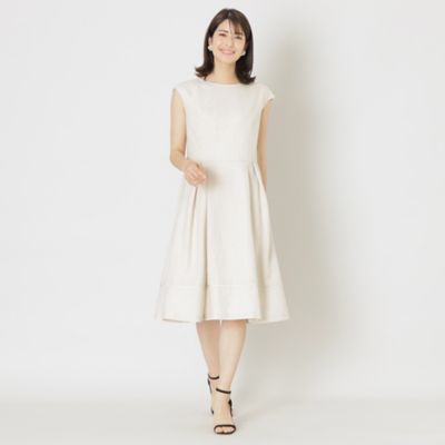 【Ｌ】アイアスストレッチ　ボートネックワンピース（Ｗ７Ｊ０６３１９＿＿）