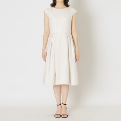 【Ｌ】アイアスストレッチ　ボートネックワンピース（Ｗ７Ｊ０６３１９＿＿）