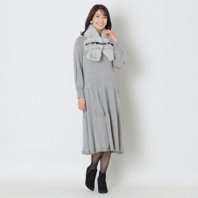 L】ホールガーメント ニットワンピース（W7J06446＿＿） | TO