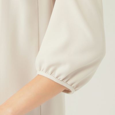 【Ｌ】ラッセルレースバックサテン　ワンピース（Ｗ７Ｊ０８１３９＿＿）