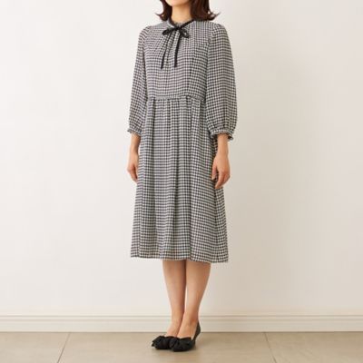 ⭐厳選品⭐ワンピース 101巻セット L】ジョーゼット千鳥 ワンピース（W7J08650＿＿） | TO