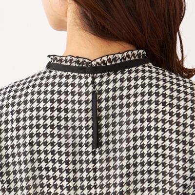 L】ジョーゼット千鳥 ワンピース（W7J08650＿＿） | TO