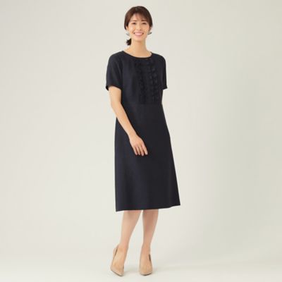 【Ｌ】アイアスストレッチ　ワンピース（Ｗ７Ｊ１０１４６＿＿）