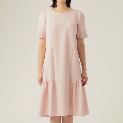 【Ｌ】ストレッチダブルクロス　ワンピース（Ｗ７Ｊ１３１３０＿＿）