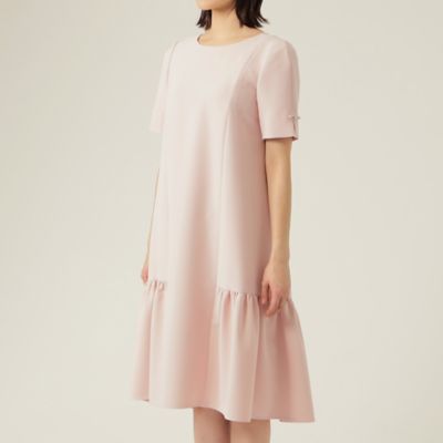【Ｌ】ストレッチダブルクロス　ワンピース（Ｗ７Ｊ１３１３０＿＿）