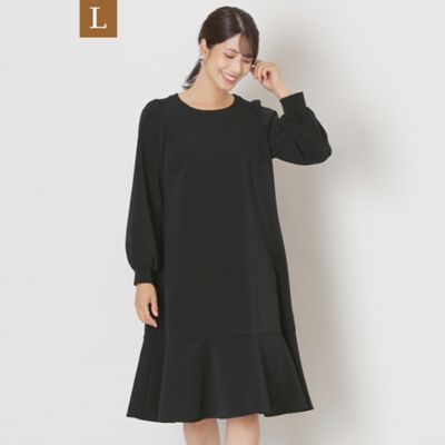 ＜TO BE CHIC L (Women/大きいサイズ)＞【ＷＥＢ限定】【Ｌ】ダンボール　ワンピース（Ｗ７Ｊ３０３８３＿＿）