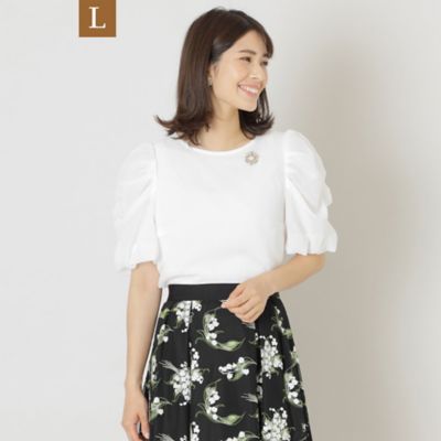 ＜TO BE CHIC L (Women/大きいサイズ)＞【Ｌ】バンピーリップストップ　ブラウス（Ｗ７Ｍ１０３４５＿＿）