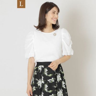 ＜三越伊勢丹/公式＞【送料無料】TO BE CHIC L (Women/大きいサイズ)/トゥー ビー シックL バンピーリップストップ ブラウス アイボリー トップス【三越伊勢丹/公式】