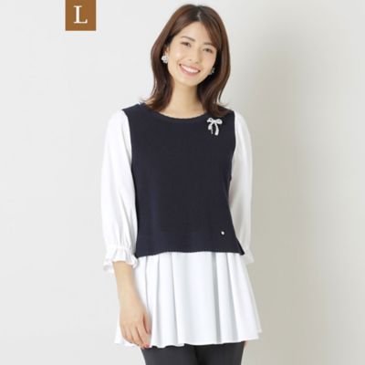 TO BE CHIC L (Women/大きいサイズ) / トゥー ビー シックＬ TOP