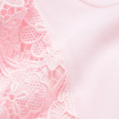 【Ｌ】ケミカルレースコンビ　ニットプルオーバー（Ｗ７Ｎ０６１３１＿＿）
