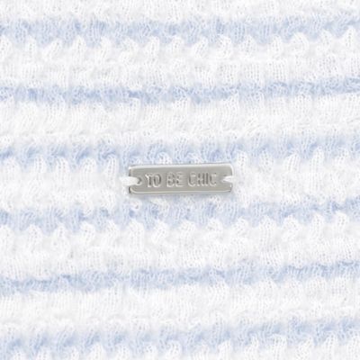 【Ｌ】ふくれジャカード　ボーダーニット（Ｗ７Ｎ１０５４５＿＿）