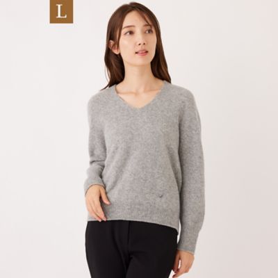 ＜TO BE CHIC L (Women/大きいサイズ)＞【Ｌ】クーマラム　ボリュームニット（Ｗ７Ｎ１４６７０＿＿）