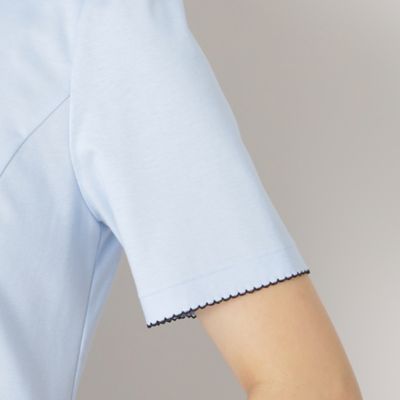 【Ｌ】配色ピコ　ティアードチュニック（Ｗ７Ｐ０６５４７＿＿）