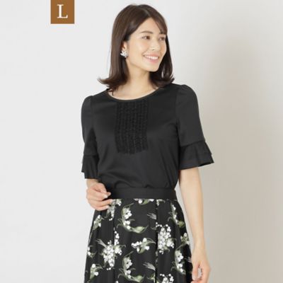 【Ｌ】シルケットポンチ　プルオーバーカットソー（Ｗ７Ｐ０８３４６＿＿）